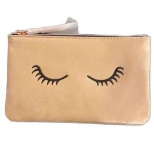 NWT Stella & Dot Metallic Eyelash Pouch